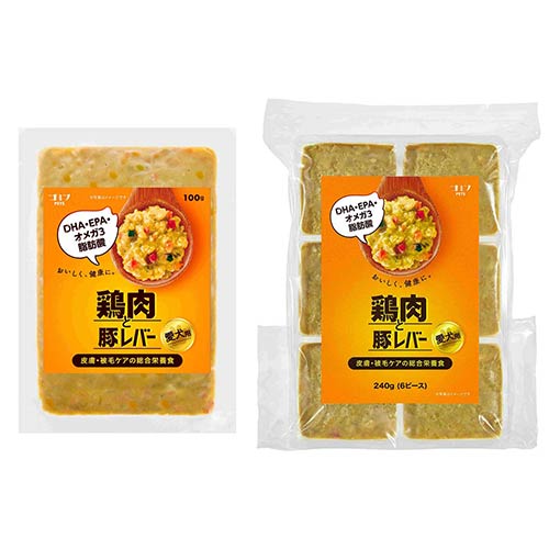 ［冷凍］【コミフPETS】　総合栄養食　鶏肉＆豚レバー