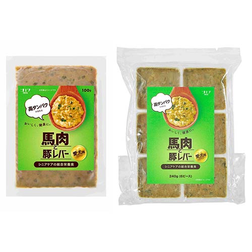 ［冷凍］【コミフPETS】　総合栄養食　馬肉＆豚レバー