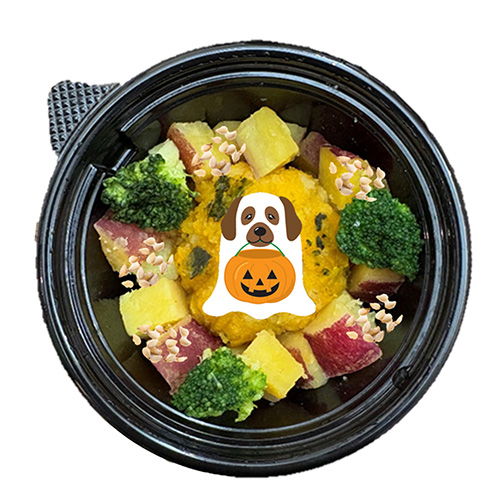 「わんちゃんおばけ」つきかぼちゃのケーキ