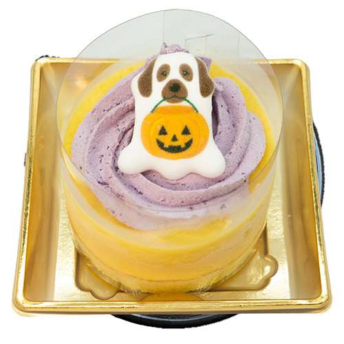 「わんちゃんおばけ」つきかぼちゃのケーキ