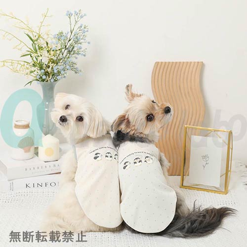 【moncheri】モンシェリ　冷感防虫水兵ペンギンさんプリントノースリーブトップス（保冷剤対応）＜全2色＞