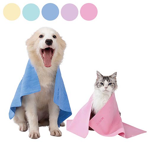 【M-PETS】エムペッツ　BATH TIMEクイックドライタオル＜全5色＞