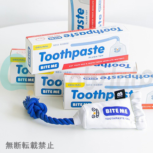 【BITE ME】バイトミー　歯磨き粉ロープおもちゃ