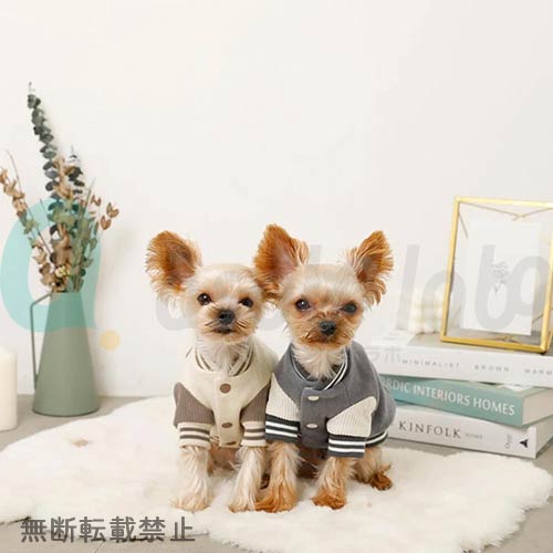 【moncheri】モンシェリ　ワッペン付きスタジャン＜全2色＞