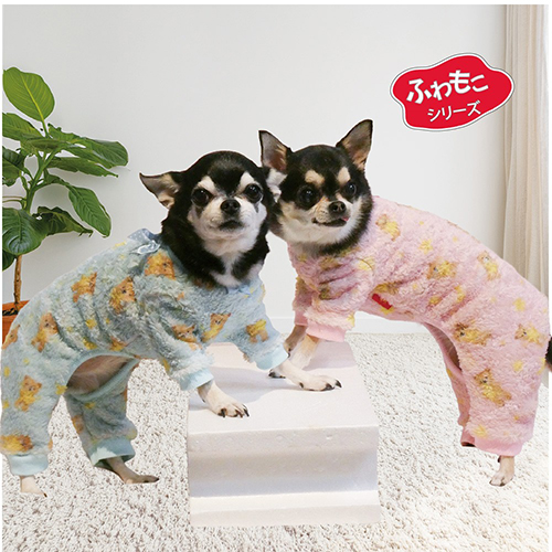 【Coo Couture】クークチュール　ボアスターハグベアロンパース
