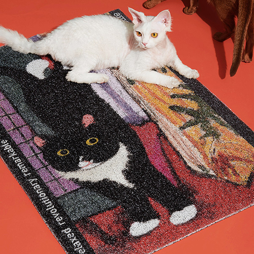 【purrre】Floor Mat-Meow#48 / ピュア　ペット用フロアマット