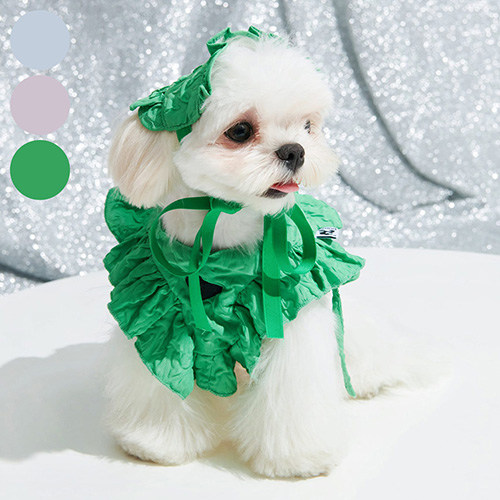 purrre Ruffle short cut-out suit
