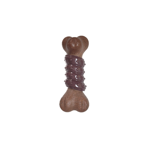 【M-PETS】エムペッツ　CHEWOODドッグトイ ボーンwithラバー＜全2サイズ＞