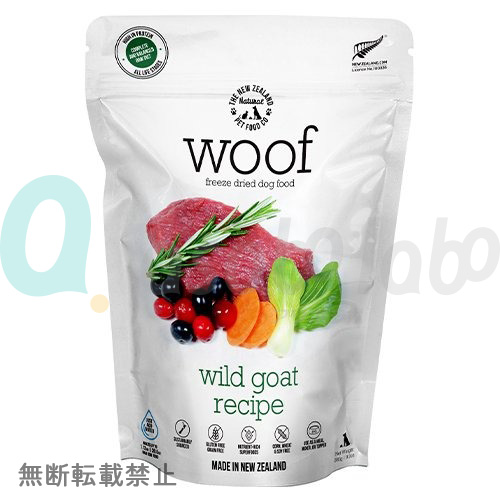 【WOOF】ワフ　フリーズドライドッグフード　ワイルドゴート
